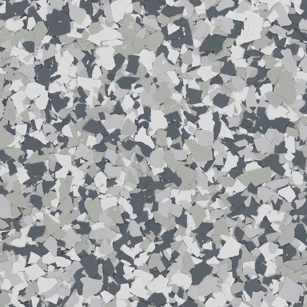 Epoxy Plus Gravel Blend Flake Floor System shown in an official manufacturer-controlled image.